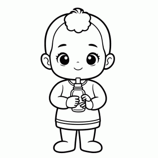 Irmazinha Lol para colorir