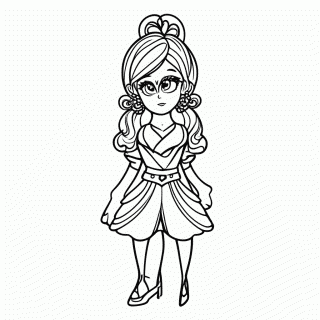 Lol Diva para colorir