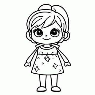 Lol Glitter para colorir