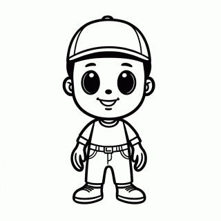 Lol Mc Swag para colorir