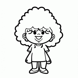 Lol Omg Curly para colorir