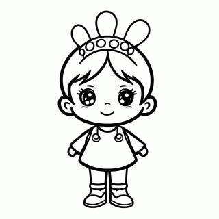 Lol Omg Royal Bee para colorir