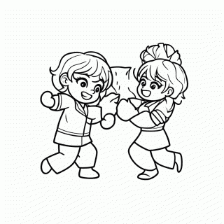 Lol Pijama Party para colorir