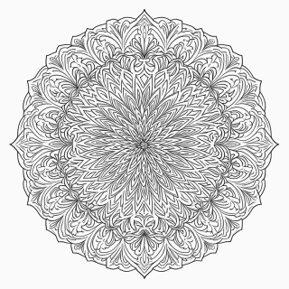 Mandala Antiestresse Nível 1 — Mandalas Antiestresse Adultos para Colorir