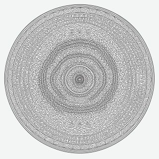Mandala Antiestresse Nível 14 para colorir