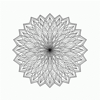 Mandala Antiestresse Nível 23 para colorir