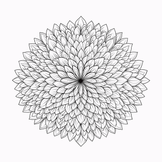 Mandala Antiestresse Nível 34 para colorir