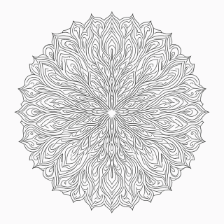 Mandala Antiestresse Nível 40 — Mandalas Antiestresse Adultos para Colorir