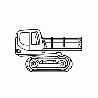 Plataforma Elevatoria para colorir