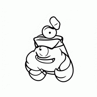 Goomba Cogumelo Vilao — Mario Bros para Colorir