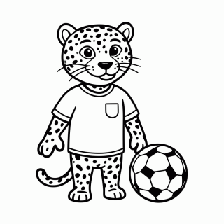 Zayu (México) com a Bola para colorir