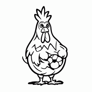 Footix (Copa 1998) para colorir