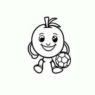 Naranjito (Copa 1982) para colorir