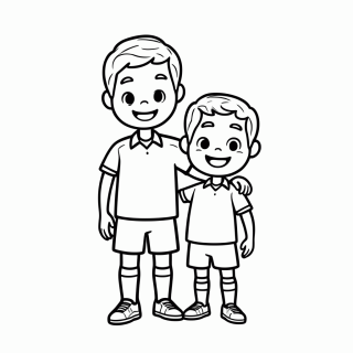 Tip e Tap (Copa 1974) para colorir