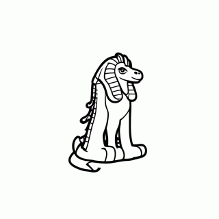 Sobek para colorir