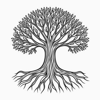 Árvore da Vida para colorir