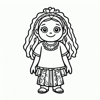 Te Fiti Mae Natureza para colorir