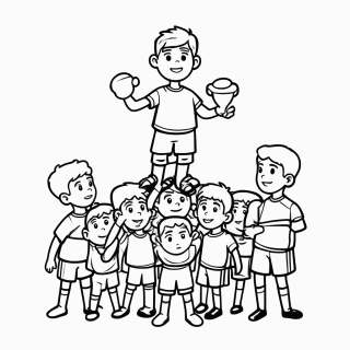 Brasil Campeão de 1958 para colorir