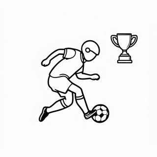 Espanha Campeã de 2010 para colorir
