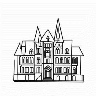 Escola Monster High para colorir