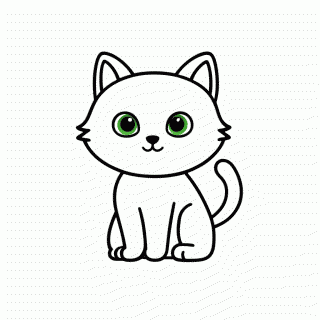 Gato Roxo Da Jinafire — Monster High para Colorir