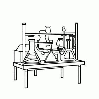 Laboratorio Frankie para colorir
