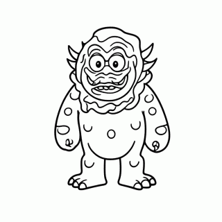 Fabrica De Monstros para colorir