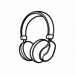 Headphone Dj — Estrelas da Música Pop para Colorir