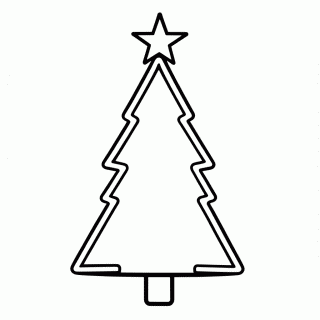Arvore Natal Natureza para colorir