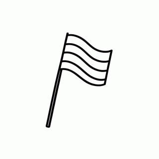 Bandeira do Assistente para colorir