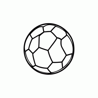 Bola de Futebol para colorir