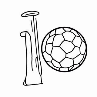 Bomba de Encher Bola para colorir