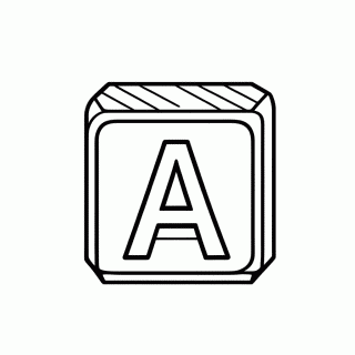 A de Abacaxi — Alfabeto Ilustrado — Palavras por Letra