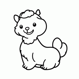 Cordeiro Bebe para colorir