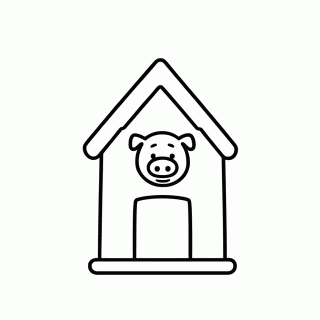 Casa Da Peppa para colorir