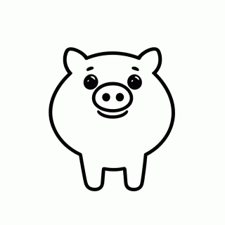 Peppa Classica — Peppa Pig para Colorir