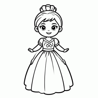Princesa Isabel — Lei Áurea para colorir