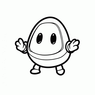 Eve para colorir