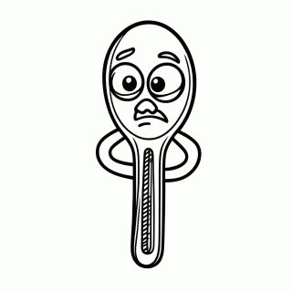 Forky para colorir