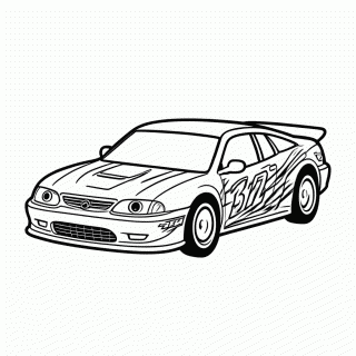 Relampago Mcqueen para colorir