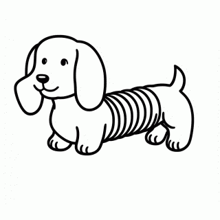 Slinky para colorir
