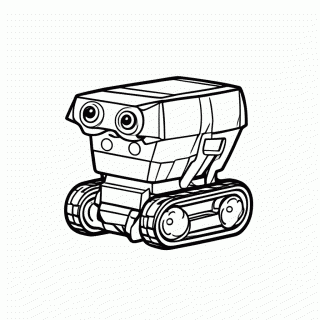 Wall E para colorir