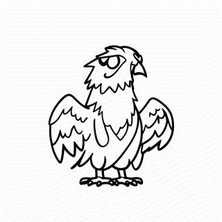 Articuno Gelo para colorir