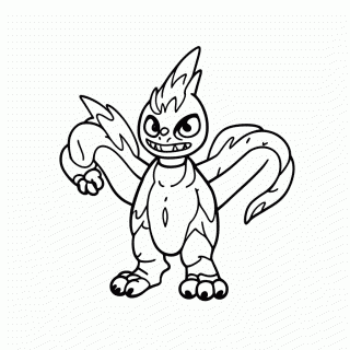 Kyurem Frio para colorir
