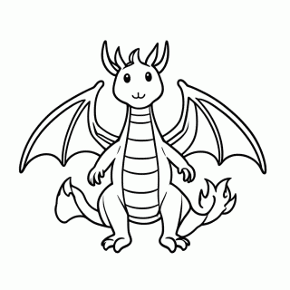 Charizard para colorir