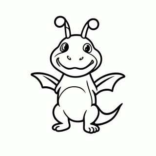 Dragonite para colorir