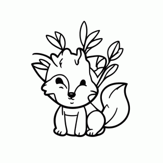 Leafeon para colorir