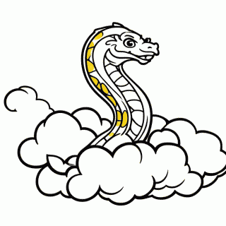 Rayquaza — Pokémon para Colorir