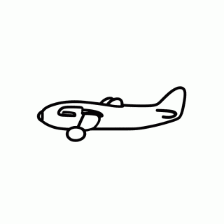 Aviao Polly para colorir