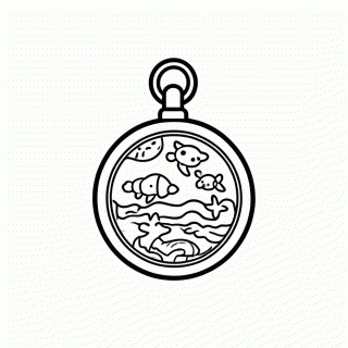 Locket Mar para colorir